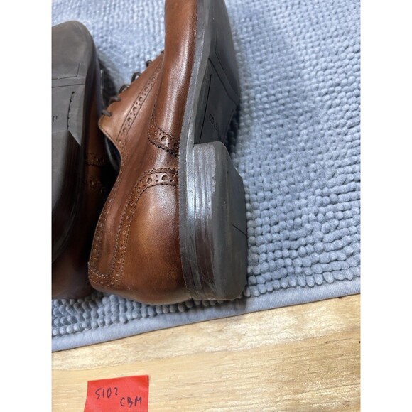 Cole Haan Wayne Cap Toe Oxford Mens Dress Shoes 13 British Tan Leather